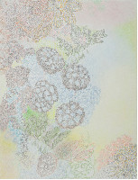 Yvonne van de Griendt, tekening in grijze en kleurpotloden op papier, 2021,

0.65 x 0.50 m.
PHŒBUS•Rotterdam