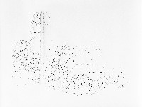 Amparo Sard, La OTRA, geperforeerd papierreliëf, 2014, 1.50 x 2.50 m.
PHŒBUS•Rotterdam