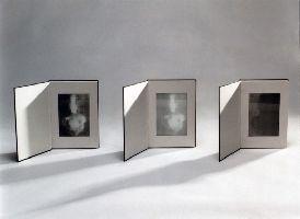 Charl van Ark, z.t. 1991, drie delen: karton, negatief, glas, linnen (boekobjecten),

elk 0.30 x 0.21 x 0.01,5 m.
PHŒBUS•Rotterdam
