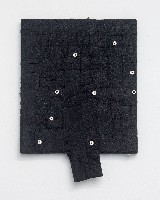 Célio Braga, ''Perfect Friends, Perfect Lovers'', 2023, deconstructed men shirts hand stitched over a wooden stretcher, 35 x 30 cm. - 21. Jean G ...
PHŒBUS•Rotterdam