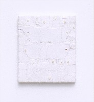 Célio Braga, ''Perfect Friends, Perfect Lovers'', 2025, deconstructed men's shirt hand stitched over a wooden stretcher, 35 x 30 cm. - 13. Guido
PHŒBUS•Rotterdam