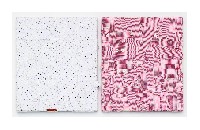 Célio Braga, ''14 Portraits: of Myself, of Friends, Friends of Friends, Acquaintances'' - Perfect Friends, Perfect Lovers, 2023; deconstructed men's shirts hand stitched over a wooden stretcher, 35 x 61 cm. - Célio & Dennis
PHŒBUS•Rotterdam