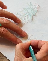 Esther Bruggink, 'Tiny Garden', tekenen met kleurpotlood op het polyesterfolie...
PHŒBUS•Rotterdam