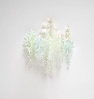 Esther Bruggink, 'Tiny Garden', 2025, kleurpotlood op handgeknipte delen mat witte film, garen
16 x 14 x 5 cm.
PHŒBUS•Rotterdam