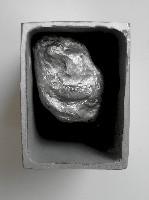 Mark Cloet,  C-stone in omhulling, 2014, aluminium, ca. 4  x 6 x 7 cm.
PHŒBUS•Rotterdam