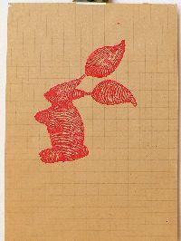 Bea Emsbach, tekeningen van haar afstudeerproject 1994, rode inkt / A5 papier.

(1knn) UNICUM
PHŒBUS•Rotterdam