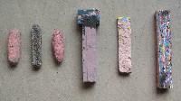 Stefan Gritsch, verfobjecten acryl, 1997-2013, gebruikt als gereedschap 2013,

verschillende maten.
PHŒBUS•Rotterdam