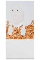 Bernadet ten Hove, 5. Native American man, 2016. Naar een foto van Gertrude K. Uit de reeks Present Presence XL, acryl, lakverf en vilt op aluminium, 154 x 73,5 x 2 cm
PHŒBUS•Rotterdam