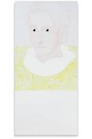 Bernadet ten Hove, 1. Aletta Adriaensdochter, 2015. Naar Rembrandt van Rijn. Uit de reeks Present Presence XL, acryl, lakverf en vilt op aluminium, 154 x 73,5 x 2 cm.
PHŒBUS•Rotterdam