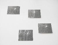 Regula Maria Müller, vier bewerkte foto's [Firefly], 2017, foto van weefsel van zeewier en Japans papier 0,2 mm., gelaserd; daarna met metalen en glaskralen bewerkt; elk 20 x 26 cm.
PHŒBUS•Rotterdam
