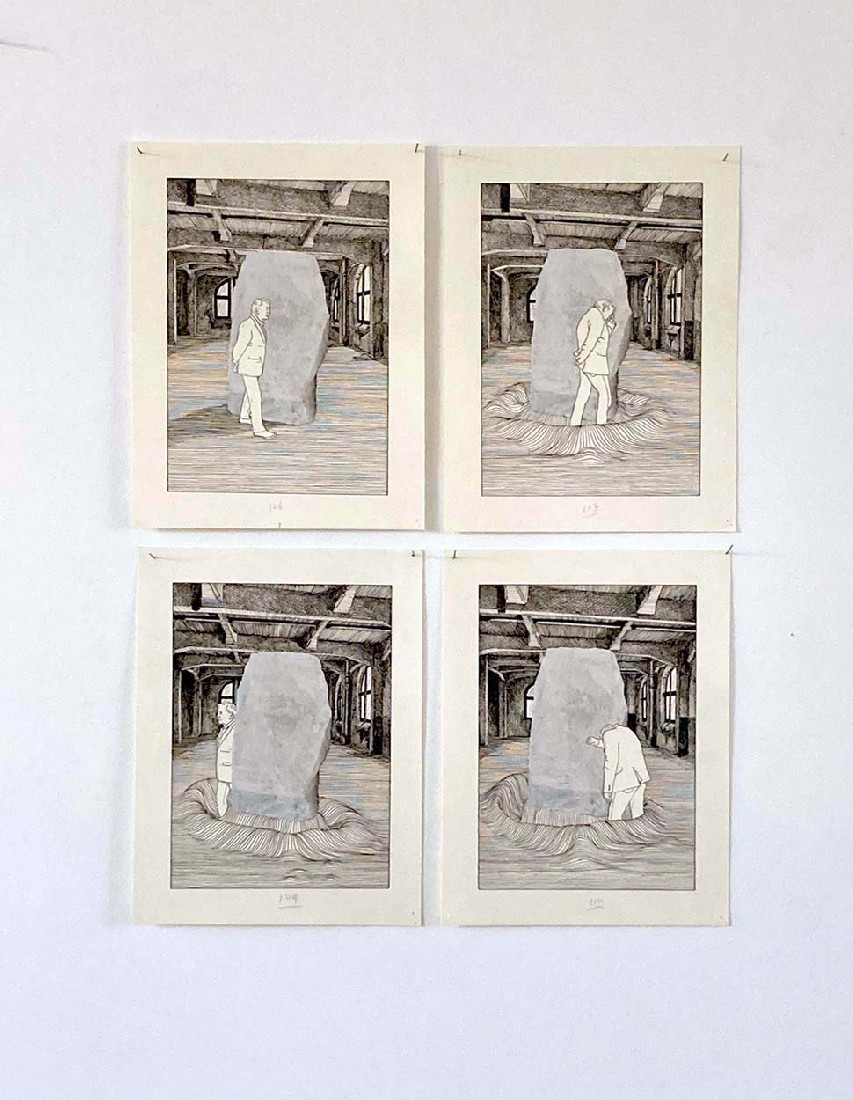 Pjotr Müller, 'Sculptor's Block' - vier tekeningen, elk 28 x 21,5 cm.
PHŒBUS•Rotterdam Pjotr Müller, 'Sculptor's Block' - vier tekeningen, elk 28 x 21,5 cm.
PHŒBUS•Rotterdam