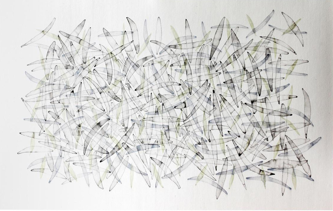 Jadranka Njegovan, 'Teeming up', 2022,
gesso, aquarel en inkt op papier, 31 x 49 cm.
PHŒBUS•Rotterdam Jadranka Njegovan, 'Teeming up', 2022,
gesso, aquarel en inkt op papier, 31 x 49 cm.
PHŒBUS•Rotterdam