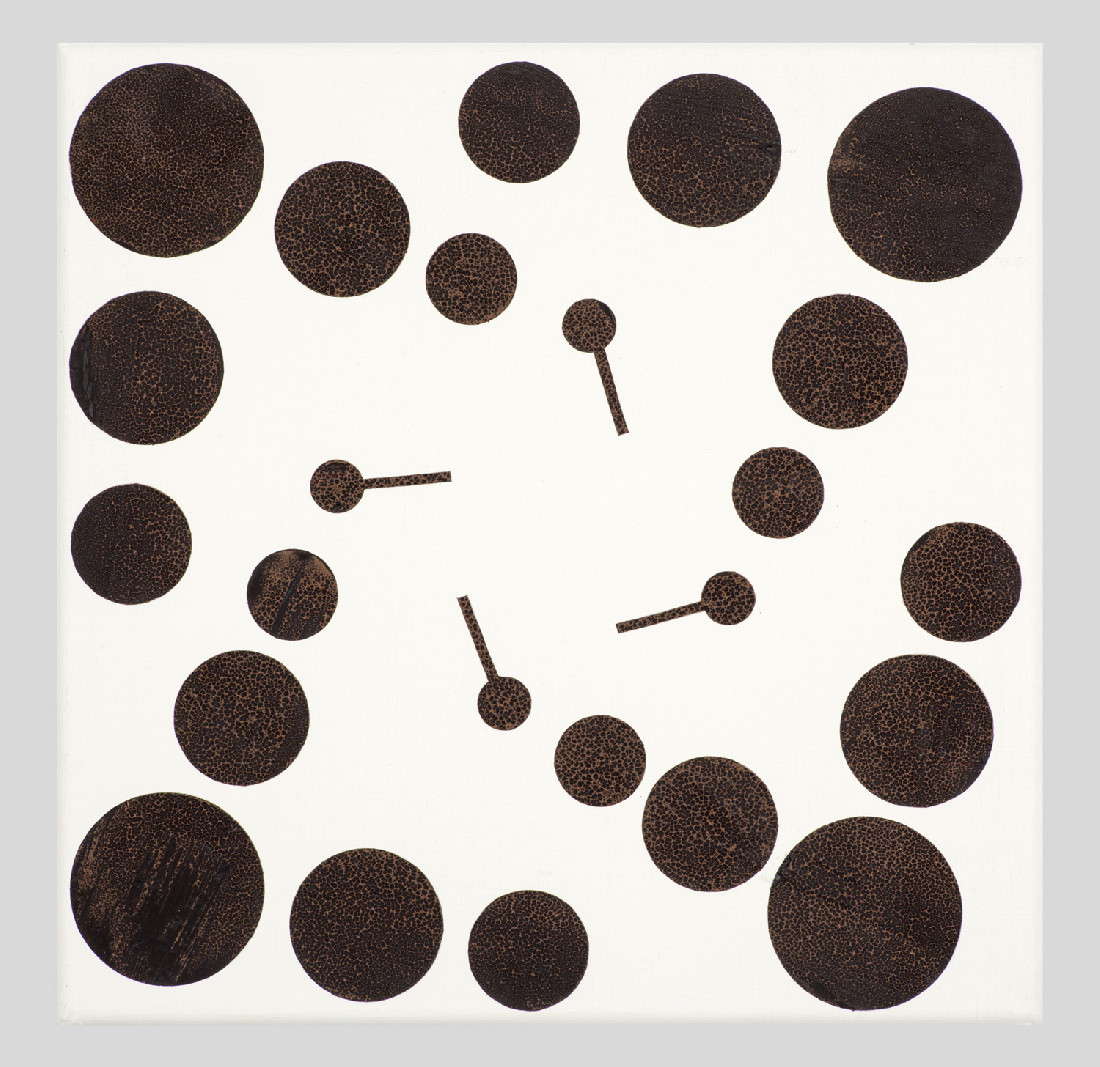 Johan van Oord, Compositie met geluid, werk in chololade op linnen, 0.40 x 0.40 m.
PHŒBUS•Rotterdam Johan van Oord, Compositie met geluid, werk in chololade op linnen, 0.40 x 0.40 m.
PHŒBUS•Rotterdam