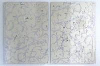 Sibylle von Preussen, tweeluik 'Of Eden', 2013, papier, verf, textiel/plexiglas, 1.22 x 1.76 m
PHŒBUS•Rotterdam