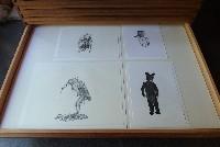 Mirjam Somers, vier tekeningen in (kleur)potlood en houtskool (34 x 44 - 70 x 52 cm.)
PHŒBUS•Rotterdam